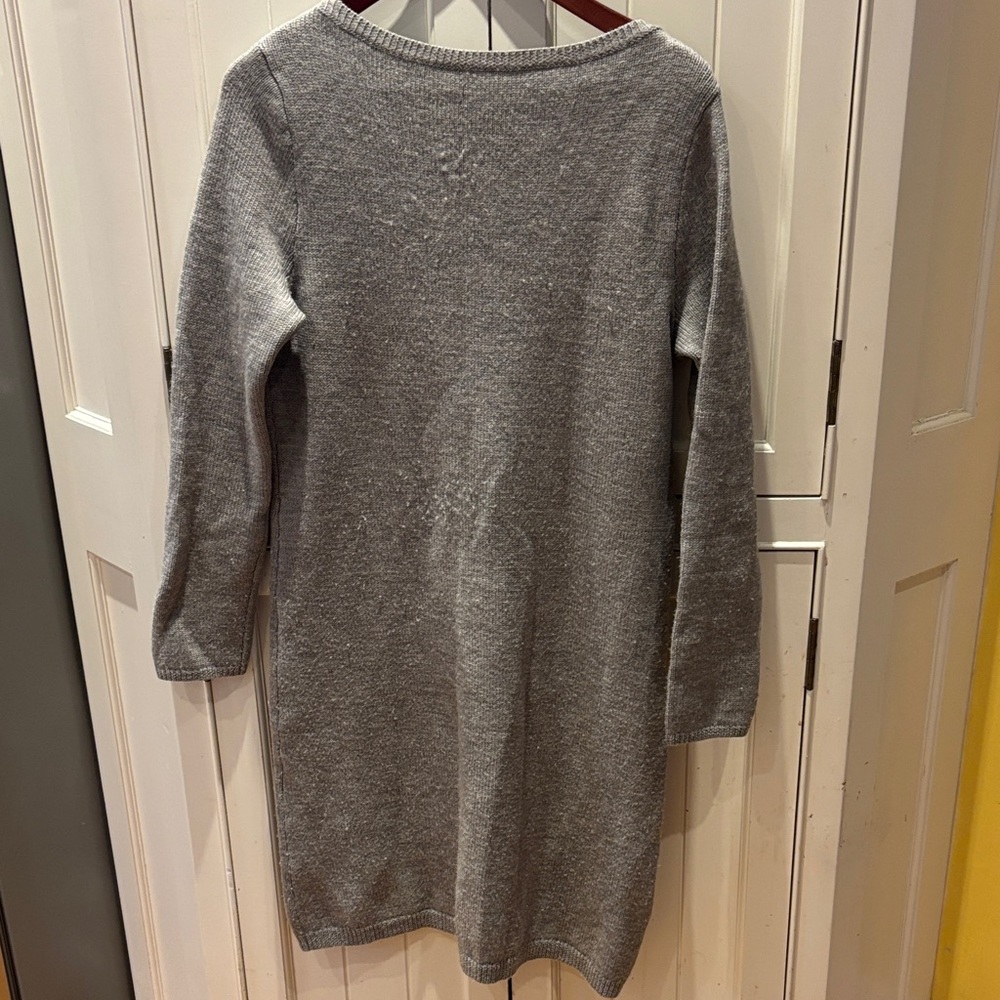 Lauren Ralph Lauren Gray Long Sleeve Dress